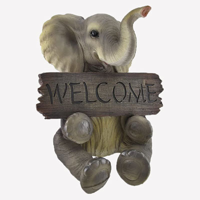 Baby Elephant Welcome sign