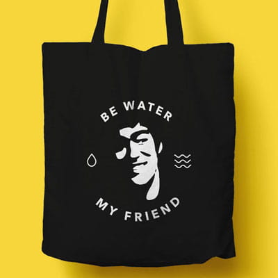 Bruce Lee Tote Bag