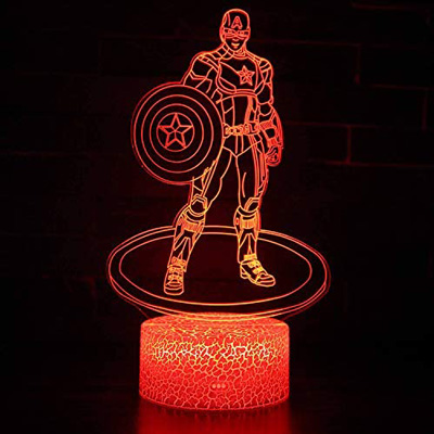 Captain America Night Lamp