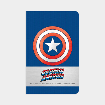 Captain America Hardcover Journal