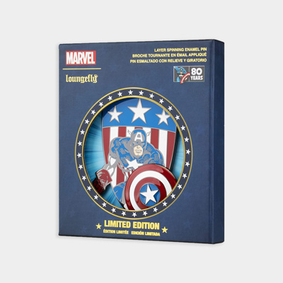 Captain America Shield Pin