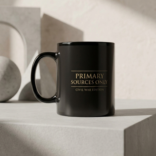 Primary sources only Civil War mug