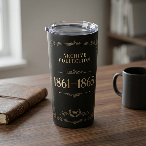 Civil War insulated tumbler