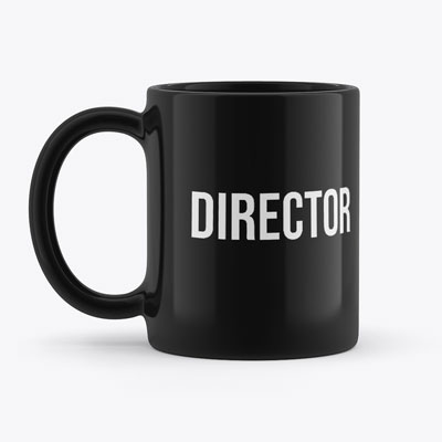 Director Black Mug