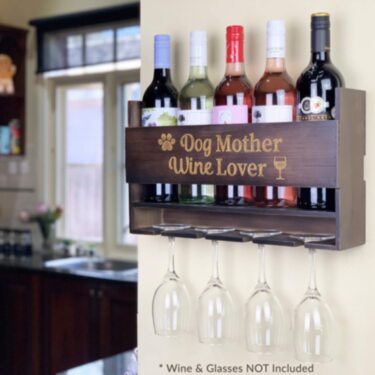 Dog Mother Wine Rack