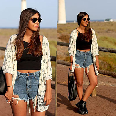 Elephant Printed Kimono