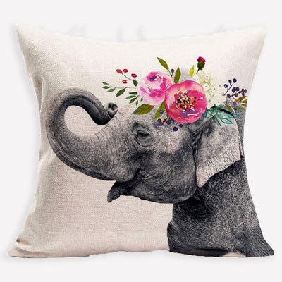 Elephant Pillow Case