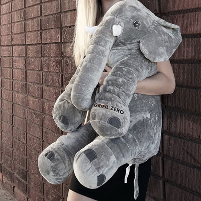 Elephant Themed Pillow Case