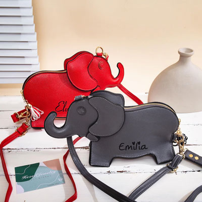 Elephant Themed Purse