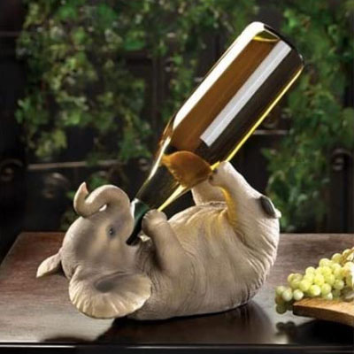 Funny Elephant Wine Bottle Holder