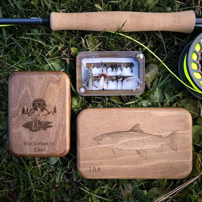 Engraved Fly Fishing Box