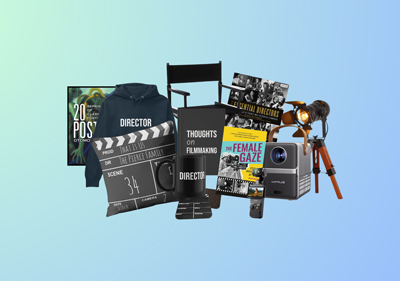 a filmmaker with a camera