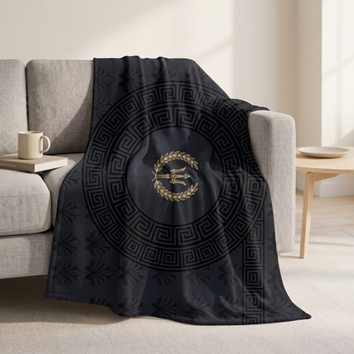 Greek mythology throw blanket