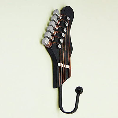 Guitar Shaped Decorative Hooks