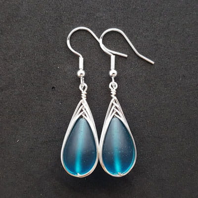 Hawaii Made Seaglass Earrings