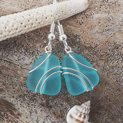 Sea Glass Earrings