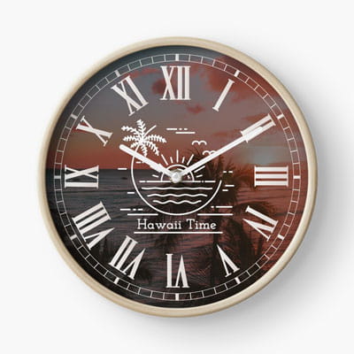 Hawaii Wall Clock