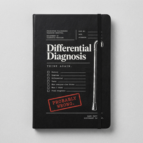 Differential Diagnosis notebook inspired by House M.D.