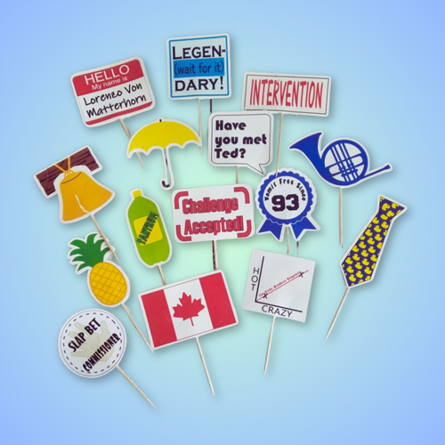 HIMYM Cupcake Toppers