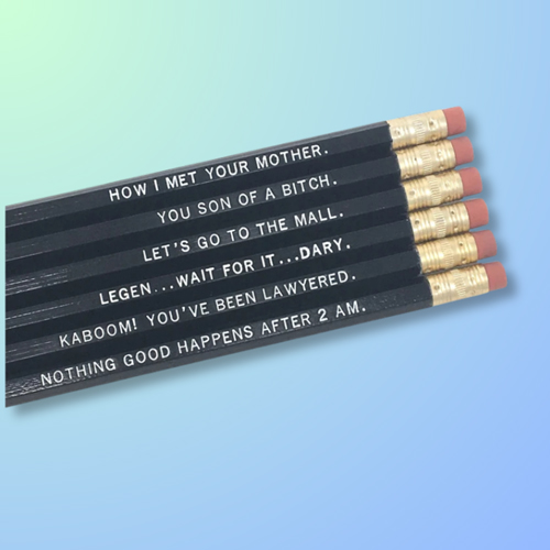 HIMYM Quotes Pencil Set