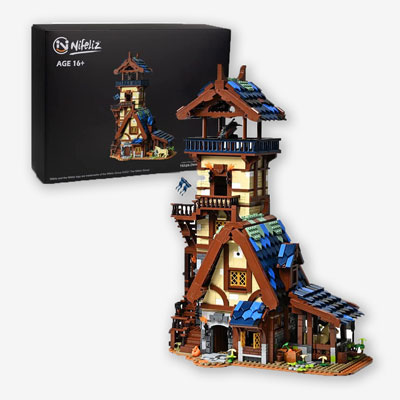 Medieval Observation Tower Building Kit