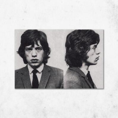 Mick Jagger Mugshot Poster