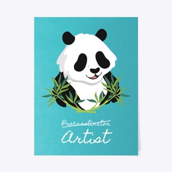 Panda Says Stay Wild