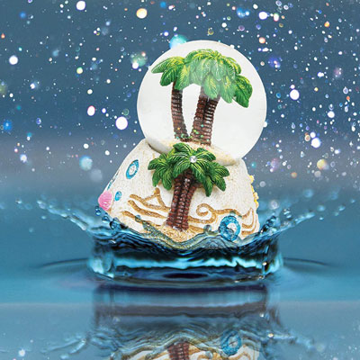 Beach Themed Globe