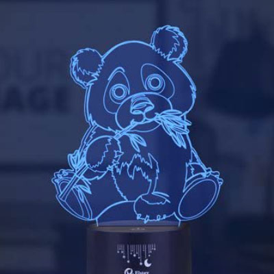 Panda 3D Illusion Lamps