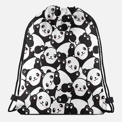 Panda Drawstring Bag