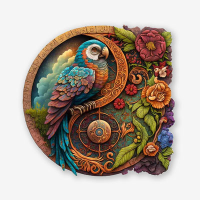 Yin Yang Woooden Puzzle