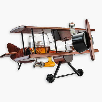 Plane Whiskey Decanter