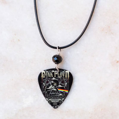 Pink Floyd Pick Necklace