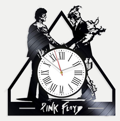 Pink Floyd Vinyl Clock