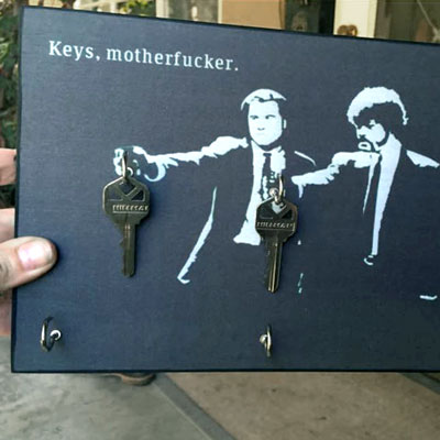 Pulp Fiction Key Hanger