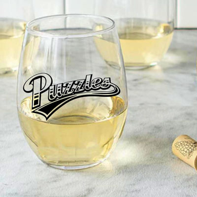 Puzzles Bar Pint Glass