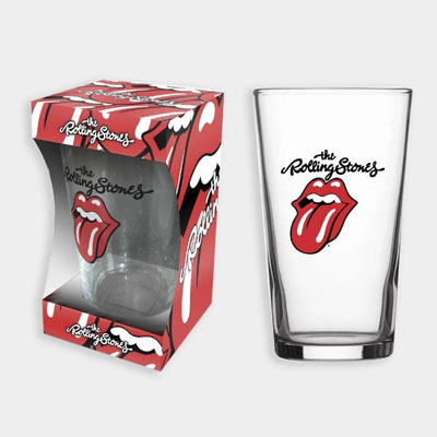 The Rolling Stones Beer Glass