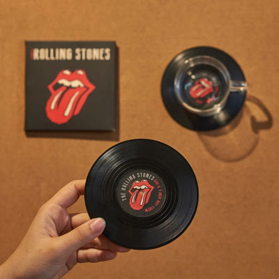 The Rolling Stones Vinyl Coasters