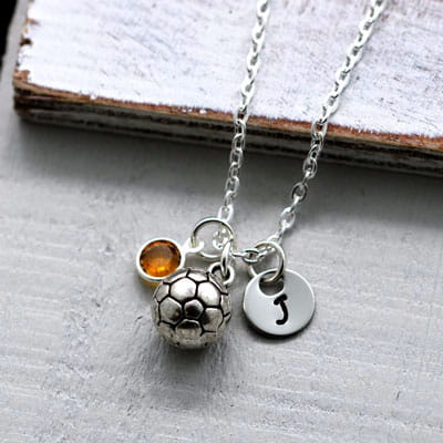 Soccer Ball Necklace