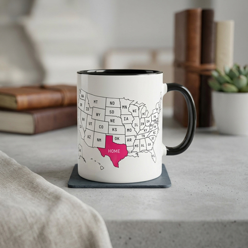 Texas Map Mug