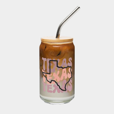 Texas Coffee Glass