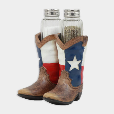 Texas Salt & Pepper Shakers