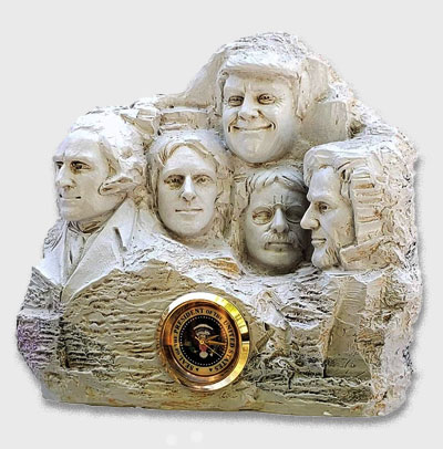 Trump Rushmore Clock