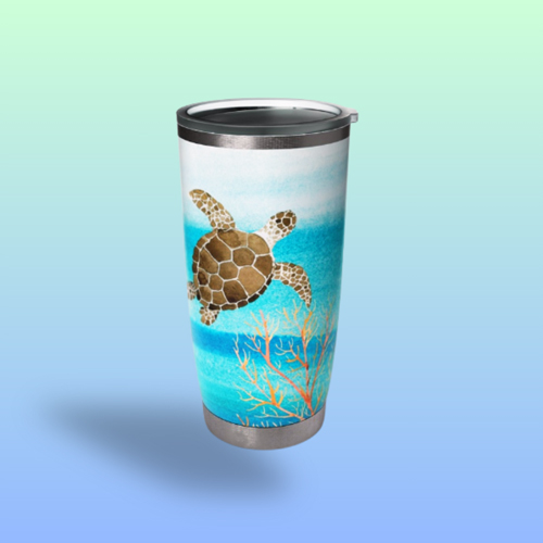 Turtle Themed Tumbler