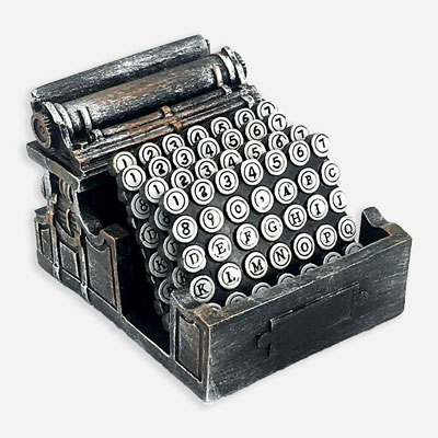 Typewriter Coaster Set