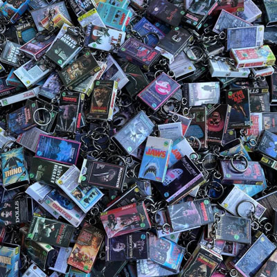 VHS Keychains