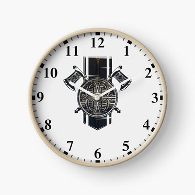 Vikings Wall Clock