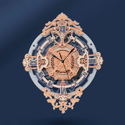 Wooden Puzzle Clock